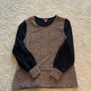 EUC Vince Camuto Gold / Black Shirt -- Size 1X